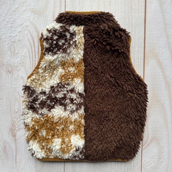 Patagonia Baby 12M Sherpa Deep Pile Retro X Fleece  Vest Jacket Outdoors Hiking - Picture 2 of 6